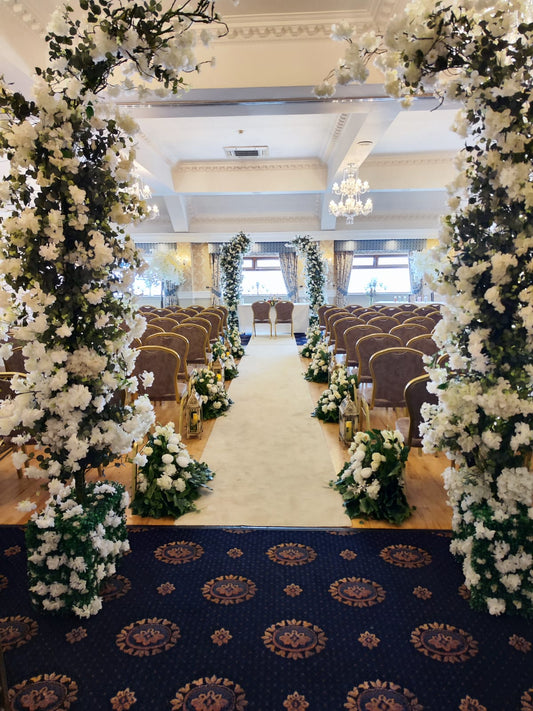 Our meadow package in a civil ceremony venue